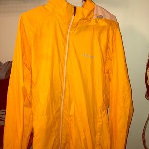 Plus size Columbia rain jacket with hood